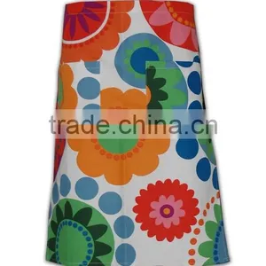 Wholesale Promotional Factory Price Customized Polyester Mixed Waist Half Aprons for Women thumbnail-2