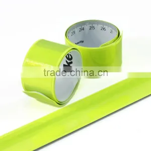 Promotional Custom Design Reflective PVC Slap Band thumbnail-4