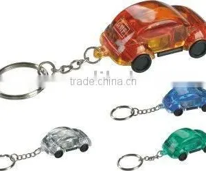Plastic LED Car Keychain/Promotion LED Car Key Chain thumbnail-1