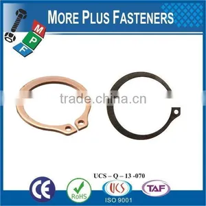 Made in Taiwan Stainless Steel 9/16" Copper Internal External Retaining Ring thumbnail-1