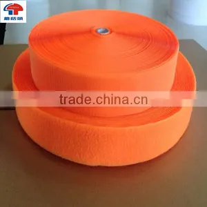100% Nylon Fastener Tape Orange Sew on Hook and Loop for Bundle Belt thumbnail-1