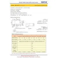 HKY25 5A-25A/4V Busbar Built in Hall Current Sensor thumbnail-2