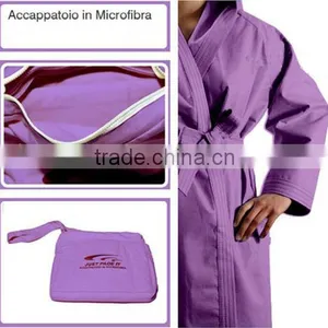 100% Microfiber Quick-Dry Bathrobe thumbnail-1
