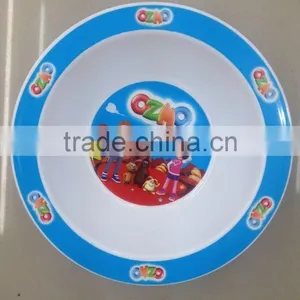 Round Plastic Kids Bowl thumbnail-1