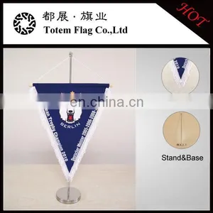 Cheap Custom Pennant Flags With Mini Table Flag Stand thumbnail-2