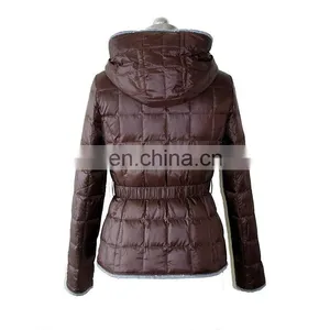 Leather Button With Zip Cotton Padded Jacket thumbnail-2