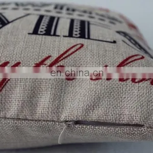 Customized New Design Sofa Chair Cushion Cover Fabric Fashion Handmade Linen Embroidery Cushion Cover thumbnail-4