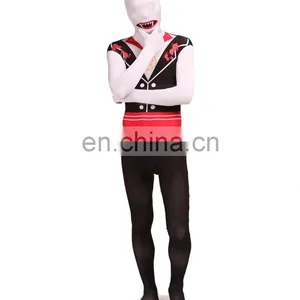 Santa Mrs Claus Morph Zentai Suits Cosplay Costume Christmas Day thumbnail-2