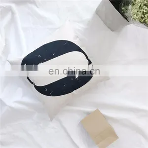 Popular Promotional Number Design Cotton Linen Cushion Cover thumbnail-5