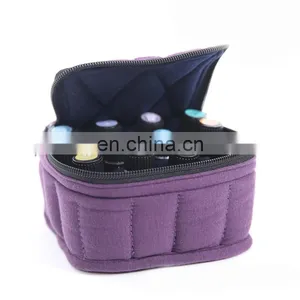Fashion Good Quality Travelling Soft Waterproof 12 Bottles Essential Oil Bag for Gift thumbnail-1