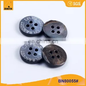 Laser Engraved MOP Shell Button for Shirt BN80055 thumbnail-3