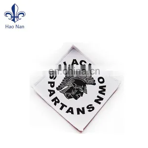 Custom Your Logo Printed on Polyester Fabric Woven Label thumbnail-5