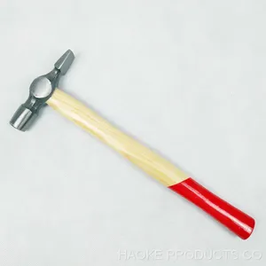 #45 Forged Carbon Steel Hand Tools Wooden Handle Engineer's Cross Pein Hammer thumbnail-1