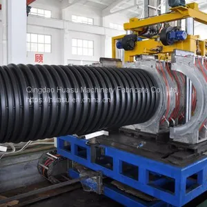 PE DWC Tube Extruder Corrugated Pipe Extrusion Line thumbnail-3