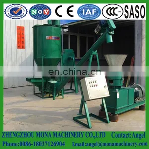 Feed Flat Die Pellet Machine|Pellet Size 6-12mm Raw Material Waste Wood Fertilizer Pellet Mill thumbnail-3