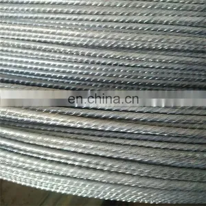 China Supplier High Tensile SWRH 77B SWRH 82B 12.70mm Post Tension pc Steel Wire for Prestressed Concrete Sleepers thumbnail-1
