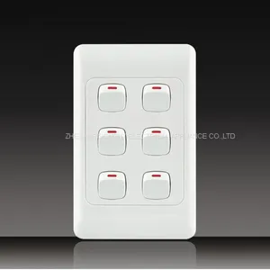 Push Button Wall Switch Socket Digit Telephone Socket With Data Socket thumbnail-1