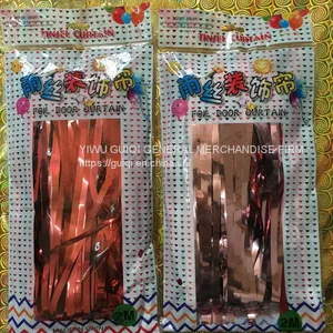 Silver Foil Door Curtain 1m*2m Birthday Party Decoration Wedding Stage Stock Fast Delivery thumbnail-1