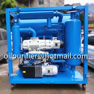 Double Stage Vacuum Transformer Oil Reproductive Machine With Resistance To High Voltage, Dielectric Oil Particles or Sludge Flushing System, Old Transformer Oil Recycling Machine thumbnail-3