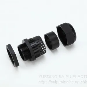 Nylon Cable Gland Waterproof Nylon Ip68 Long Thred Thread Type Cable Gland thumbnail-3