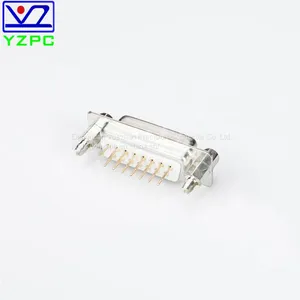 D-SUB DP 15Pin Connector Female Two Row Welded Plate Riveting Harpoon 6.0 The Lock10.0 Screw thumbnail-2