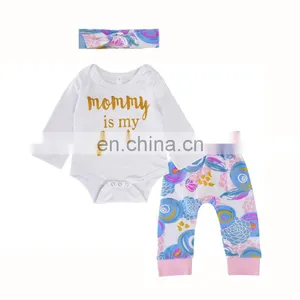 Fashion Wholesale Baby Romper Set Newborn Baby Gift Clothes Set 2018 thumbnail-1