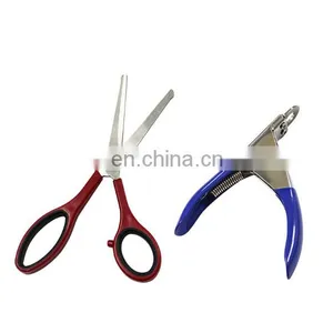 Wholesale Pet Grooming Kit Pet Nail Clippers Dog Hair Flea Comb Pet Massage Brushes thumbnail-3