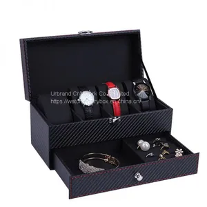 Luxury Watch Display Case/Watch Box With Drawer Watch Packaging Box For Men thumbnail-3