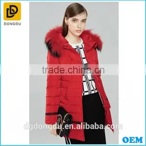 2016 New Design Long Red Winter Poncho Coat thumbnail-1