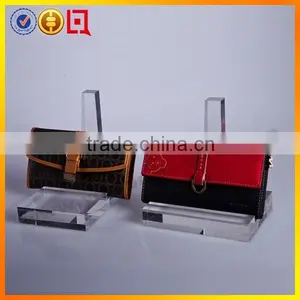 Countertop 3-tier Exquisite Acrylic Purse Rack, Purse Holder, Wallet Display Stand thumbnail-4