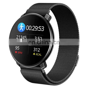Smart Watch 2021 Newest Products Body Temperature Smart Bracelet Wholesale Factory Waterproof Man OEM/ODM Smartwatch Sport Band thumbnail-1