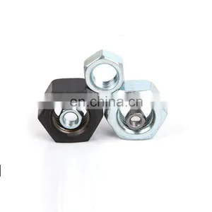 China Manufacturer Zinc Plated Gr 6 8 DIN934 M16 Hexagonal Nut ISO4032 M26 M56 m8 Hex Nut M12 thumbnail-2