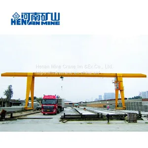 MH Type Outdoors 5ton 10ton Single Girder Electric Hoist Gantry Crane thumbnail-1