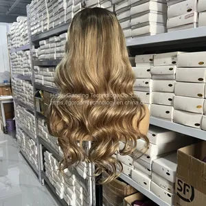 Wholesaler of 6Y14 13x6 Luxury Highlight Human Hair Lace Wig thumbnail-4