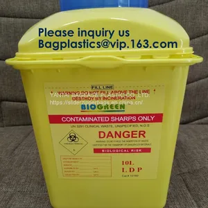 Healthcare, Gallon, Quart, Liter Sharp Container, Biohazard Waste Disposal Container, Needle Disposal Container thumbnail-3