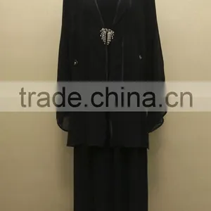 Long Fashion Jewel Two Pieces Long Dress thumbnail-1