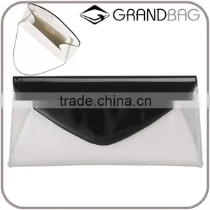 2016 Chic Leather Envelope Clutch Bag Clutch Purse Clutch Handbag With a Slim Shoulder Chain for Ladies Quality Choice thumbnail-1
