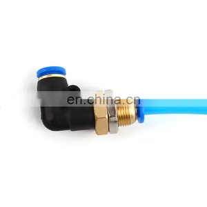 SNS SPLM Series Elbow Bulkhead Push In Connect Fitting Pipe Tube Union Quick Connector thumbnail-4