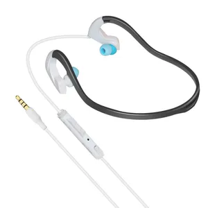 Wired Sweatproof Earhook In Ear Sport Headphones Neckband Earphone With Microphone for Running Jogging thumbnail-3