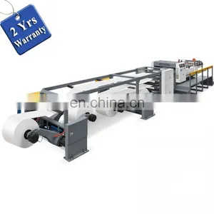 UCM1700A High Speed 2 Reel Corrugated Carton Kraft Paper Roll to Sheet Cutter Sheeter Machine thumbnail-1