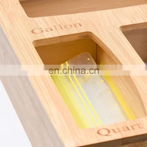 Compatible Plastic Baggie Food Home Storage Boxes Containers Ziplock Bags Bamboo Organizer And Dispenser Ffor Kitchen Drawer thumbnail-5