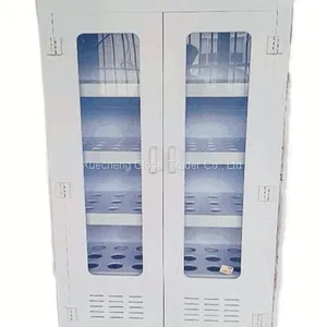 PP Lab Glassware Storage Cabinet 900X450X1800mm Polypropylene Utensil Cupboard thumbnail-1