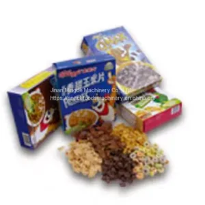 2024 Popular Twin Screw Extruder Corn Flakes Extruding Making Machine Breakfast Cereal Corn Flakes Production Line thumbnail-5