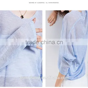 New Fashion Women Summer Pullover Breathable Sweater With Best Qualtiy thumbnail-2