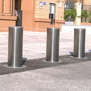 UPARK Sport Stadiums Road Protection Water-proof Sturdy Metal Secured Post Scenic Area Automatic Integrated Bollard thumbnail-1