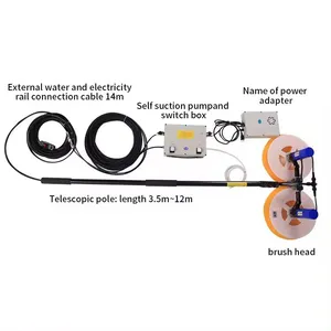 Automatic Solar Panel Cleaning Brush Clean Machine Power Roller Brush Solar Panel Cleaning For Photovoltaic Station thumbnail-3