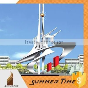 City Decorative Anysize Stainless Steel Sculpture thumbnail-1