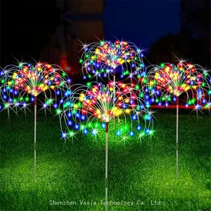 90-150 LED Solar Firework Light - Outdoor Garden Decorative for Holiday Wedding Pathway Landscape thumbnail-5