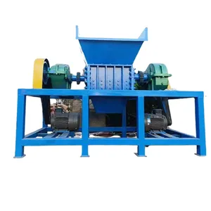 Double Shaft Shredder Machine for Waste Plastic Rubber Metal Recycling thumbnail-3