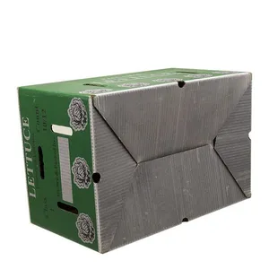 Food Grade Waxed Portable Corrugated Box Custom Shape Waterproof Corrugated Box thumbnail-3